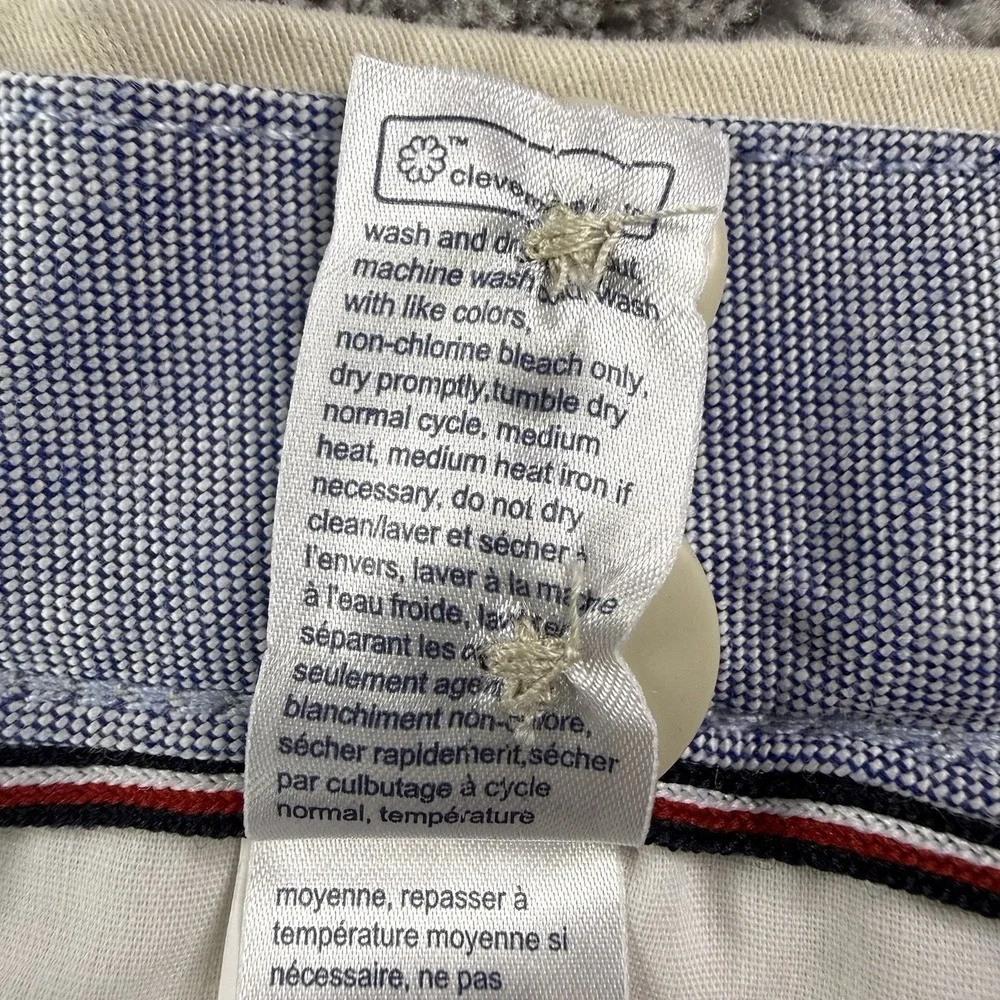 Tommy Hilfiger TH Flex Chino Pants Mens 48x30 Khaki Beige Classic Fit NWT
